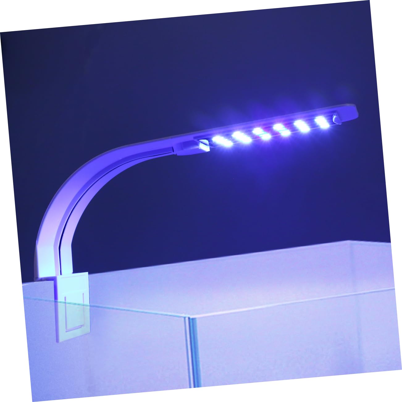 Toddmomy LED per Acquari con Clip Illuminazione per Piante Acquatiche Design Ultra Sottile e Luminosità per Acquari e Tartarughieri e