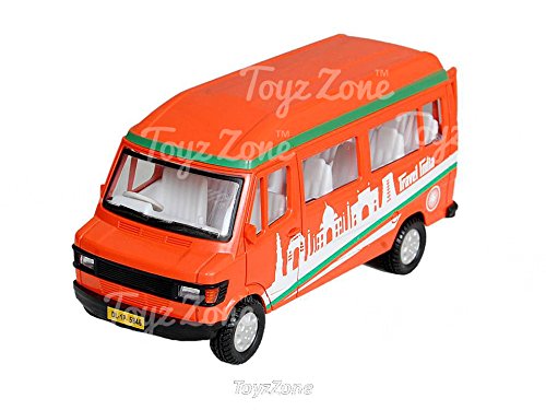 Toyz Zone Plastic Tempo Traveller Centy Toys, Orange