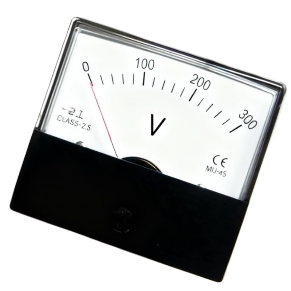 Pljyocdo One Color Panel Meter Voltmeter Fit For Mu45 0-300V Generator Parts