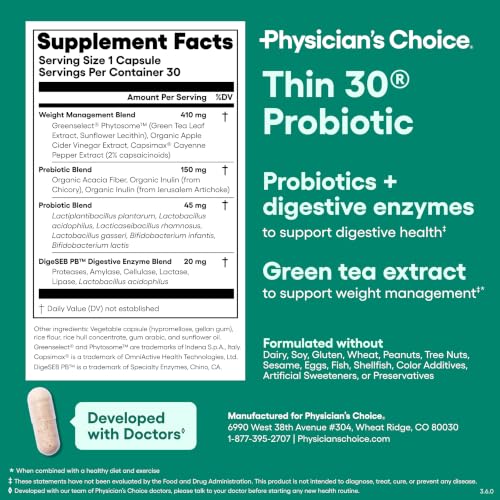 Physician's Choice Probiotics for Weight Management