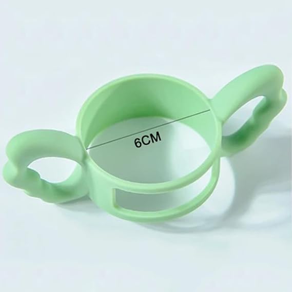 Silicone Bottle Handles Compatible with Lansinoh Baby Bottle for Baby Gripping, 2 Pack