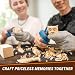 BeaverCraft Basswood Carving Blocks BW18 pcs Whittling Wood for Crafts - Soft Carving Wood - Basswood Kit 2 Different Sizes - Unfinished Wooden Blocks for Carvers