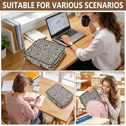 Classeur extensible accordéon amovible imperméable noir et marron