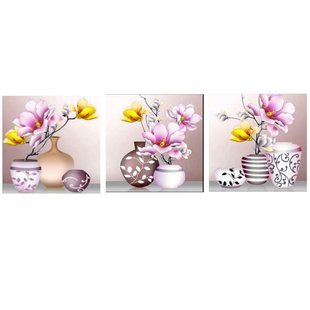 Cross stitch, bouquet, vase, romantic, simple, C0181