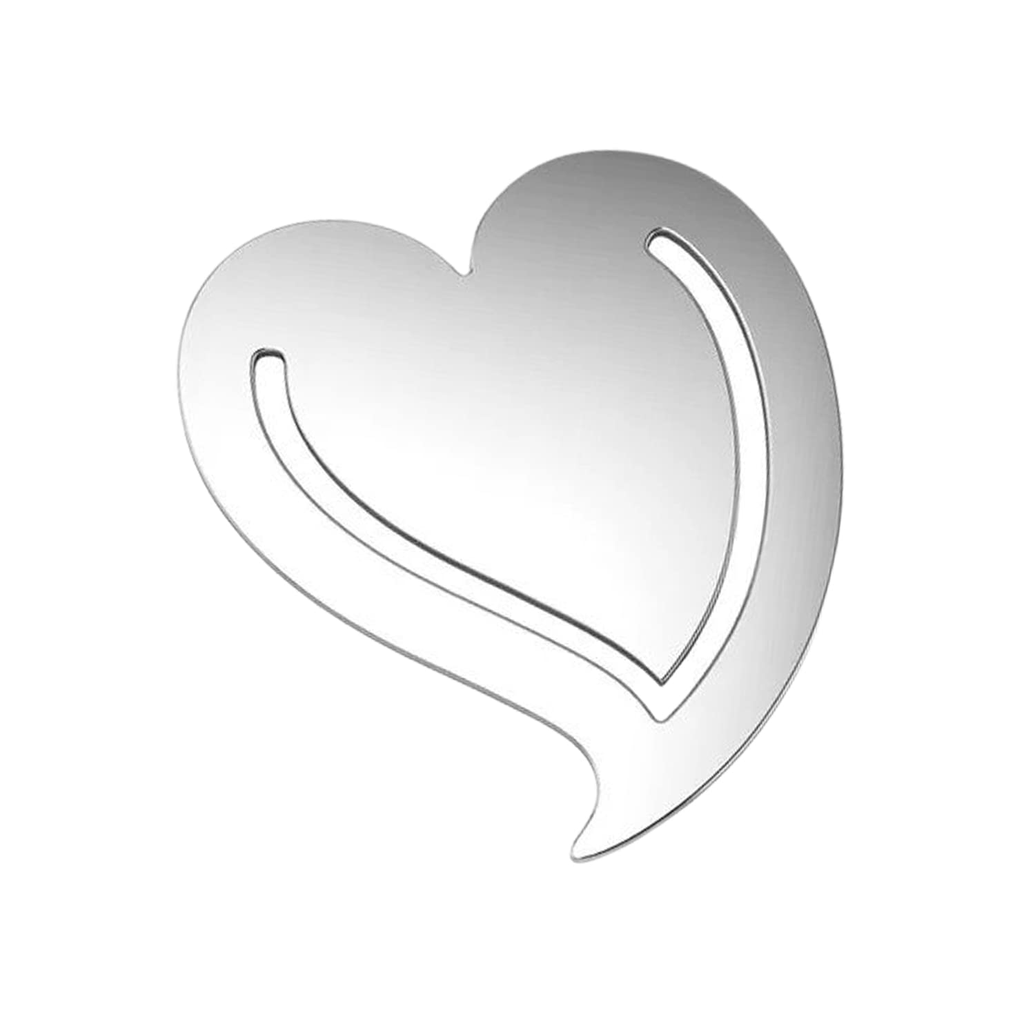 Miza Sterling Silver Heart Bookmark