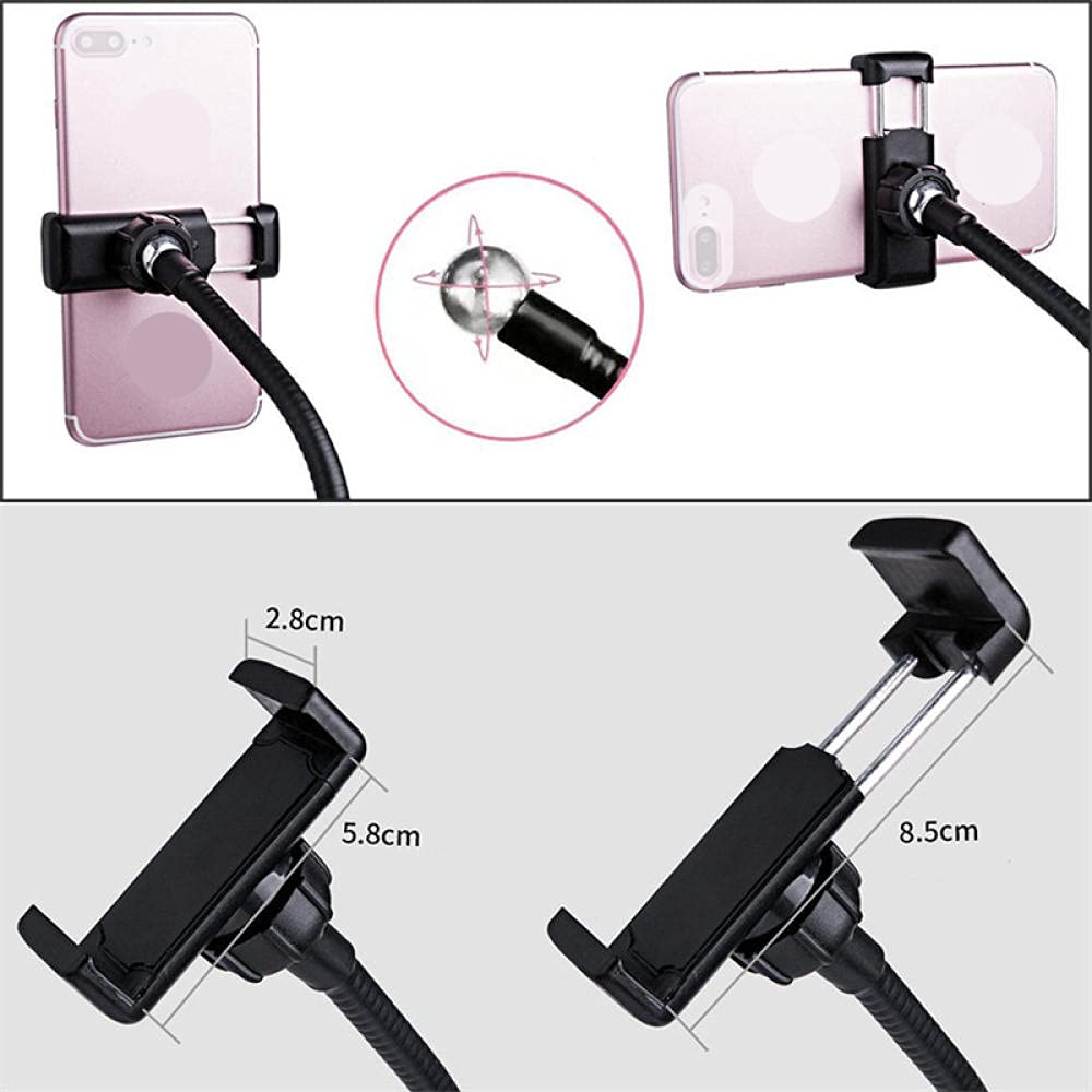Clip-Lichter Klemmlampe Klemmleuchte Clip Schreibtischlampe Led Internet Celebrity Live Light Fill Light, Clip-On Two-In-One-Ring, Live-Licht, Verschönerung, Selfie Und Drama, Fotografie-Standlicht-M0