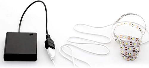 Miniatura 7 de Jstincal Paquete de 2 cajas de batería 4AA, 4 soportes de batería AA con cable USB, caja de batería USB de 6 V (4 x 1.5 V), 4 ranuras x caja de