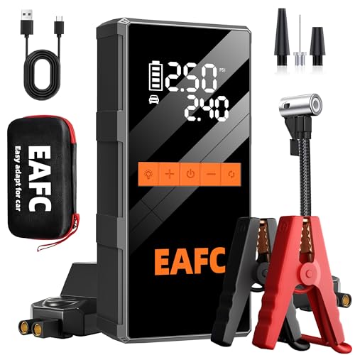 Power Bank da 4000 A con compressore da 150 PSI,