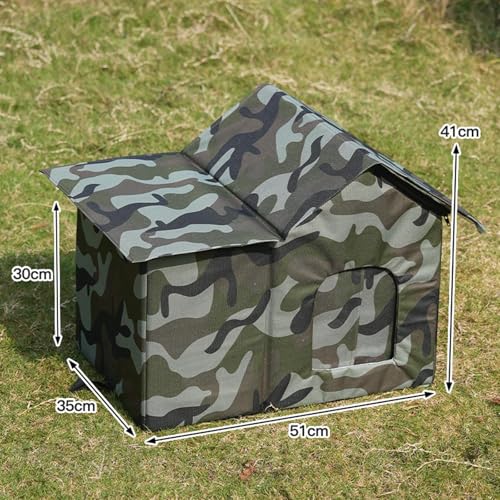 Niche pour chats errants en tissu Oxford imperméable et isolant - 6