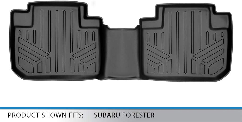 SMARTLINER Custom Fit Floor Mats 2nd Row Liner for 2014-2018 Subaru Forester - Image 3