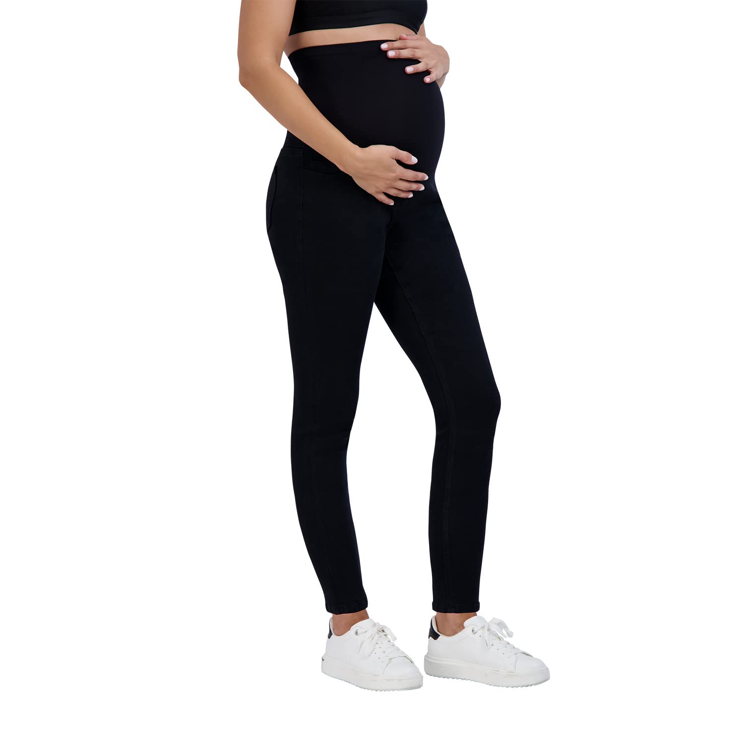 Savi ParkerWomen’s Maternity Jeans Over The Belly - Pregnancy Clothes for All Seasons, Maternity Pants – 27“ Inseam