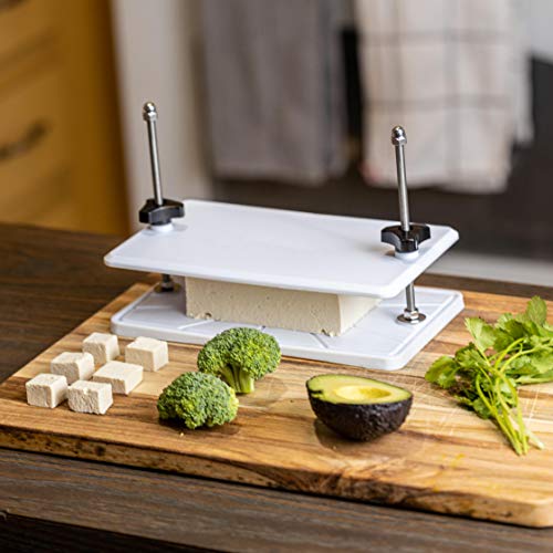 Tofu Press - Remove Water from Firm and Extra Firm Tofu - Super Tofu Presser Can Press Cheese and Paneer - Tofu strainer is Dishwasher safe