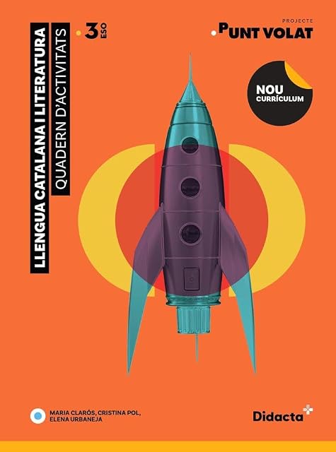 Portada de Punt Volat Llengua Quadern 3º ESO Catalan 2022