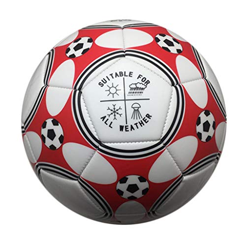 YIJU Bola de Futebol de Tamanho Premium 5 Jogos Ao Ar Livre Internos Adolescentes Adultos Equipe Esp