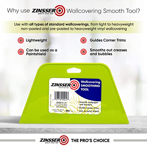 Zinsser Suregrip 122 Heavy Duty Wallcovering Adhesive, Wallpaper Glue + Wallpaper Paste Brush + Wallpaper Smoothing Tool, Wallpaper Tools Kit, Wall Paper Adhesive, Vinyl Wallcovering + Kleeg Packet #TOP3