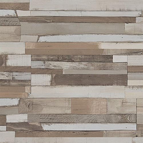 4 Pack of Dumapan SMP Shipwreck Wood Effect Wall Panel - 3D Effect PVC Bathroom / Kitchen Wall Panels