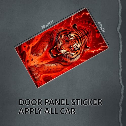 Image of Premium Car Pillar Self-Adhesive Printed Vinyl Sticker, Cool Boy Design, Vehicle Exterior Decor DIY Decal Accessory (G)