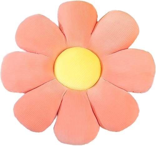 Miniatura 10 de WYIKE Bonita almohada en forma de flor, cojín de flor, almohada de lectura y ocio y almohada cómoda, cojín de coche (blanco, 15.7in*15.7in)