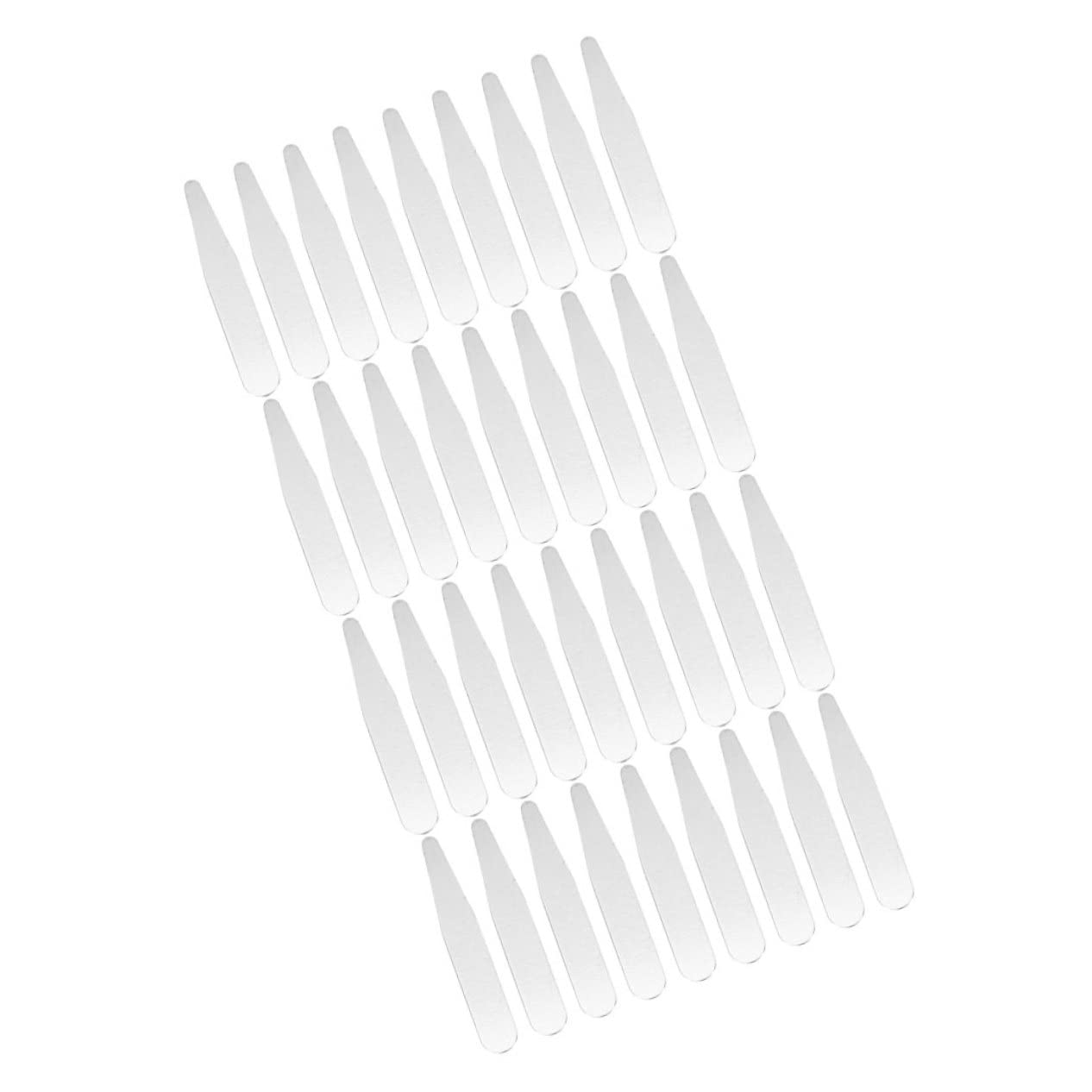Evite cuellos caídos usando tirantes de cuello para camisa acrílico 8