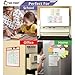 Magnetic Dry Erase Pockets by Two Point (30-Pack) - Portrait - Clear Dry Erase Pocket Sleeves, Job Shop Ticket Holders, Clear Paper Sleeves Protectors, Magnetic Pouch