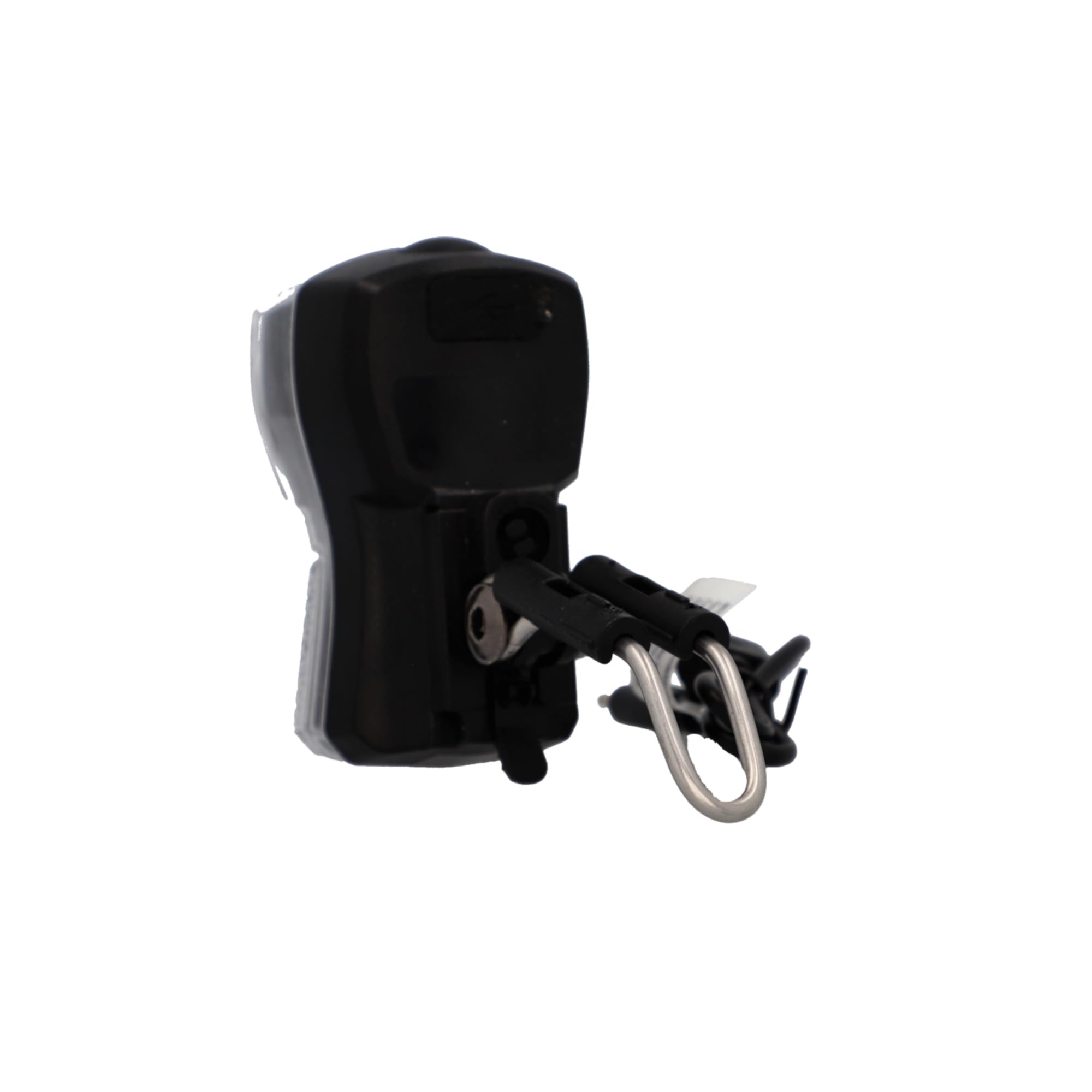Fischer Luz Frontal LED para Bicicleta, 45/20 Lux, con batería y función de Carga USB, Aspecto Dinamo, protección contra Salpicaduras IP44, homologado por StVZO