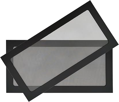 120 x 240 mm Masa st  Bilgisayar Kasas  Fan Toz Filtresi, M knat sl , Ultra  nce Naylon  rg , P r zs z Hava Ak n  Y kseltme, Siyah Renk - 2 Paket