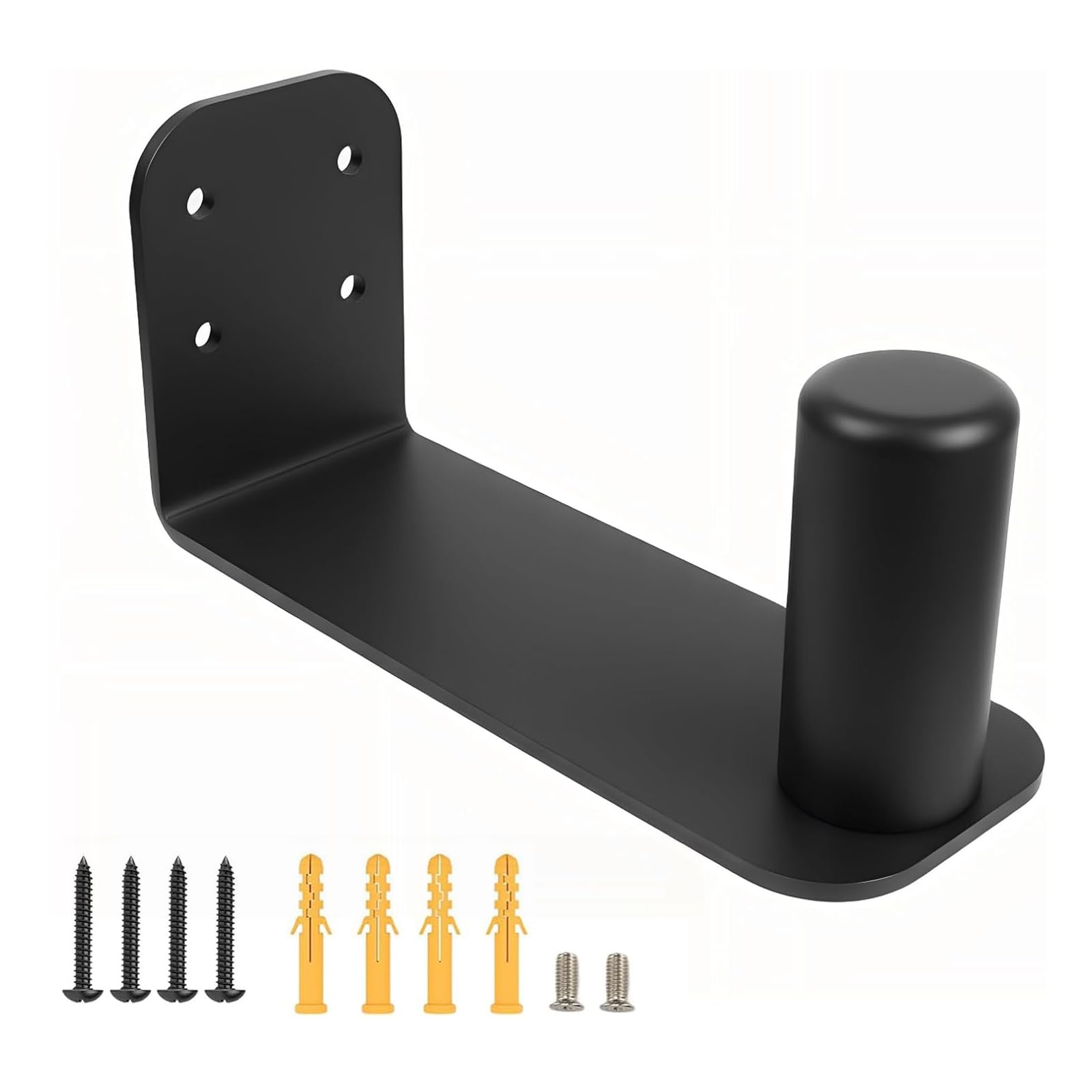 NUEAYMS Soporte de Montaje en Pared de Metal Abrazadera de Soporte de Techo Altavoz Envolvente Gancho Trasero Placa de suspensión para Accesorios de Altavoz Compacto EON Estante de fácil instalación