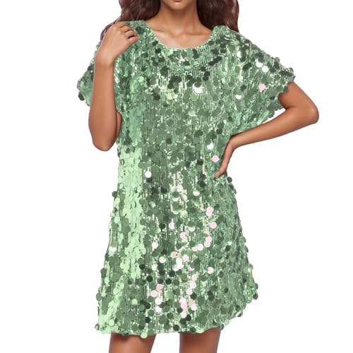 Robe de cocktail à paillettes pour briller en soirée festive