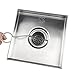 Neodrain 6-Inch Square Shower Drain with Removable Tile Insert Grate,Brushed 304 Stainless Steel, with Watermark&CUPC Certified, Includes Hair Strainer…