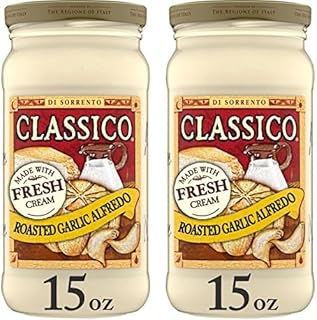Classico Roasted Garlic Alfredo Pasta Sauce (15 oz...