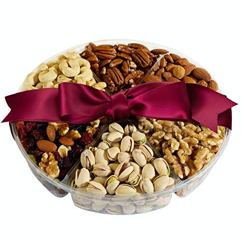 Simple Nuts Holiday Gift Baskets | Assorted Nuts Care Package, Ultra Fresh Nuts, Never Stale | Gourmet Food Snack Gift for Holidays, Christmas, Thanksgiving, New Yearâ€™s & More | Fast, Secure Shipping
