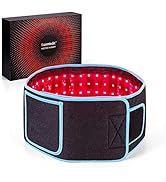 Red Light Therapy Devices, Red Light Wearable Waist Wrap with Timer, 660nm&850nm Infrared Light T...