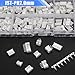 Taiss 580PCS JST PH Connector kit 2.0mm 2/3/4/5/6Pin Housing,Female and Male Adapter Cable Connector Plug,PH2.0mm Female Pin Connectors,JST Connector F-066-580PCS