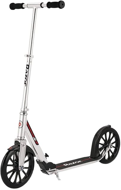 Razor A6 Kick Scooter, Silver