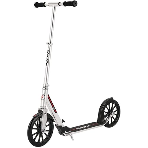 Razor A6 Kick Scooter, Silver