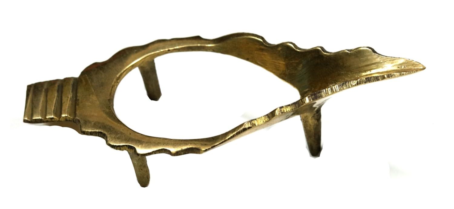 ASHIRWAD Ottone Shankh Stand valampuri Sangu Shankha Dakshinavarti Vamavarti Metallo (Stand-2)