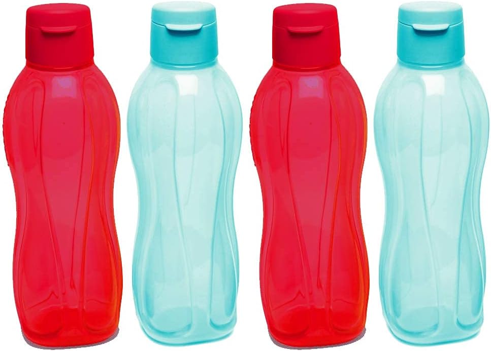 Tupperware Aquasafe Fliptop Bottle 750ml 4pc