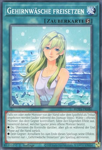 Gehirnwäsche freisetzen ROTA-DE086 Common Deutsch Boosterfrisch 1. Auflage - Rage of The Abyss - mit ReCollectibles-Versandschutz - für Yu-Gi-Oh!
