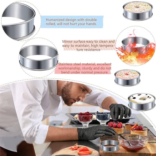 Anneau de à Muffins pour Cuisson Parfaite sans Coulure