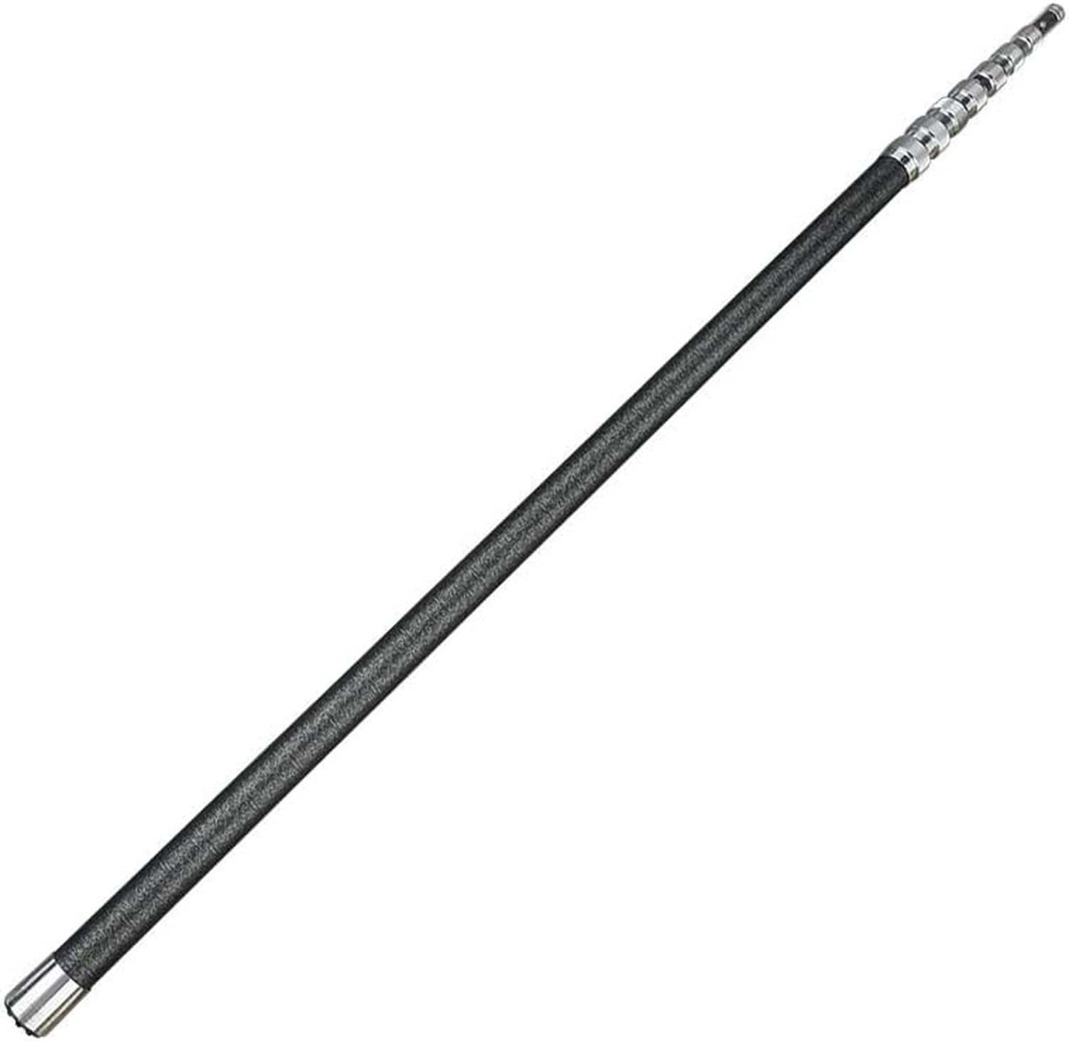 Pértiga Telescópica Acero Inoxidable Extensible Multiuso, Gris, 8.0M
