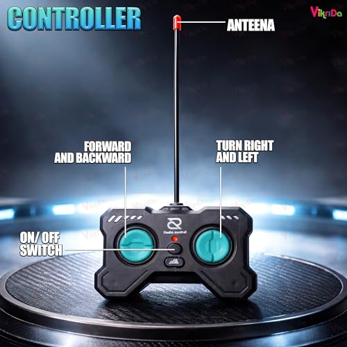 Image of VikriDA Remote Control Kids Express Train Toy with Lights & Sounds Also one Free Rechargeable Batteries EMU Electric Train Model for Boys and Girls - White