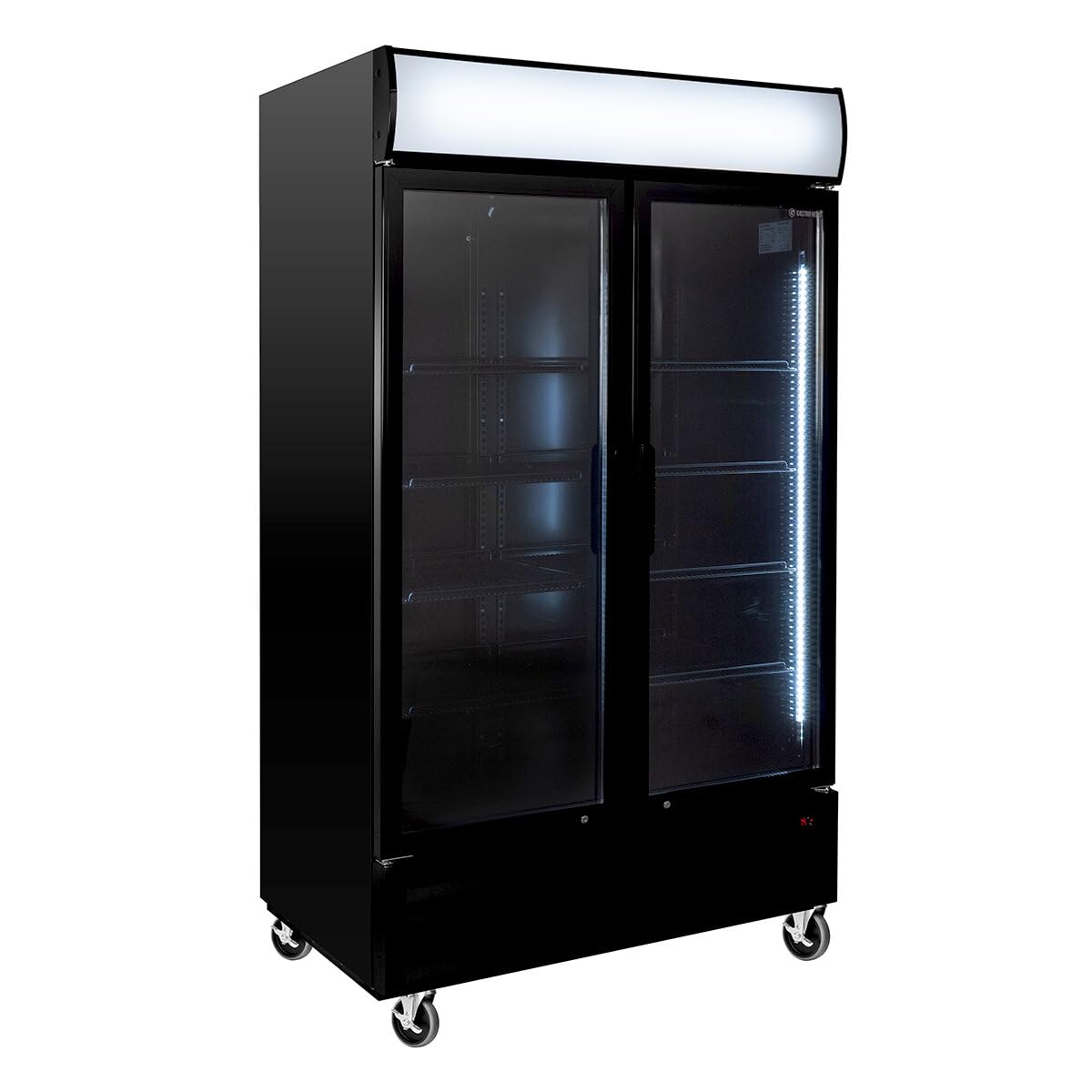 GastroHero Frigorifero per bevande ECO 1000 con ante a ribalta e luce