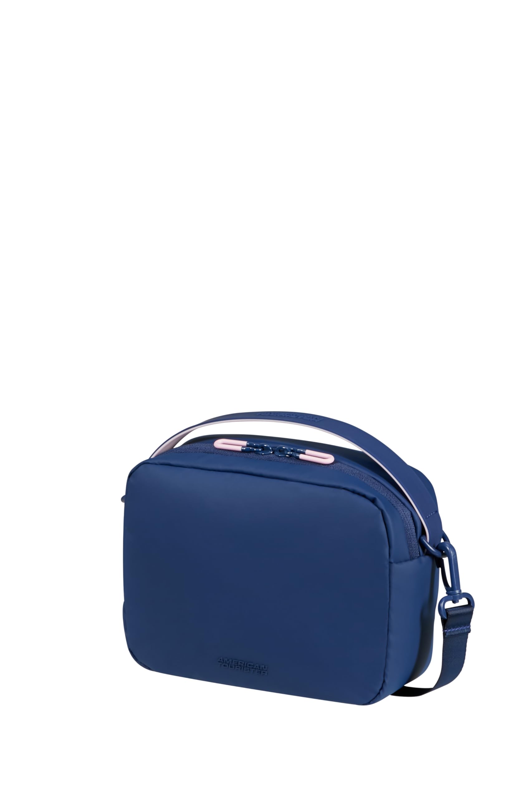 American Tourister Puffypop - Tasche, 20 cm - Mit AirPods-Fach, Abnehmbarer Schultergurt - Blau (Navy)