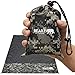 BEARZ Outdoor Beach Blanket/Compact Pocket Blanket 55″x60″, Waterproof Ground Cover, Sand Proof Picnic Mat for Travel, Hiking, Camping, Festivals - Durable Tarp w/Corner Pockets, Loops & Bag (Camo)