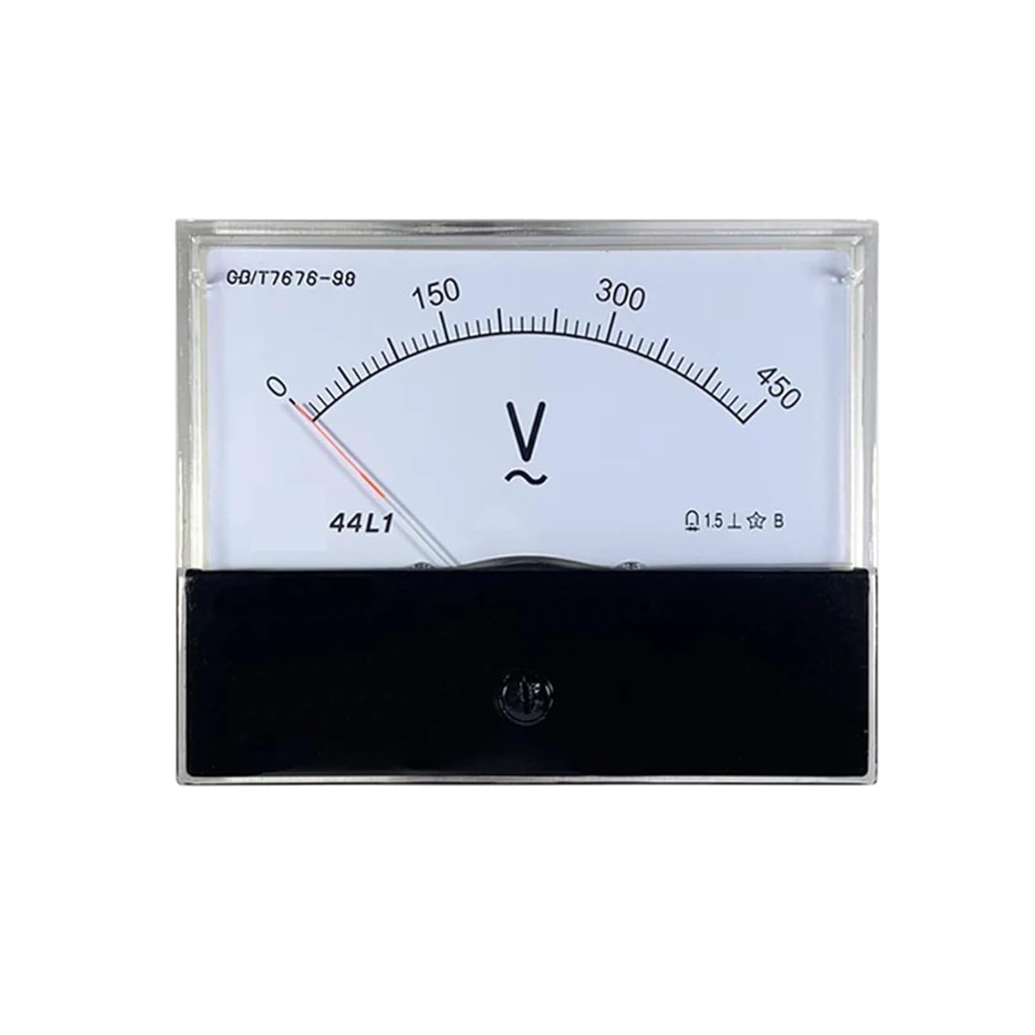 44l1-v AC Voltmeter Ac10v 15/20/30/50/100/150/250-750V Pointer 80 * 100mm 1Pcs(AC 150V)