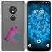 Produktbild PhoneNatic Case kompatibel mit Motorola Moto G7 Play Silikon-Hülle Floral Wolf M3-6