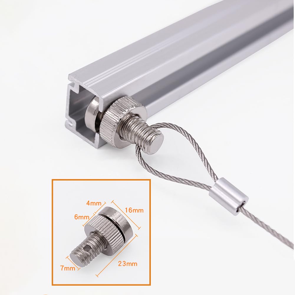 Bilder-Aufhängesystem Mit Draht & Haken – 1,8 M Edelstahl-Kabel | Verstellbar Für Galerie & Wohnwand