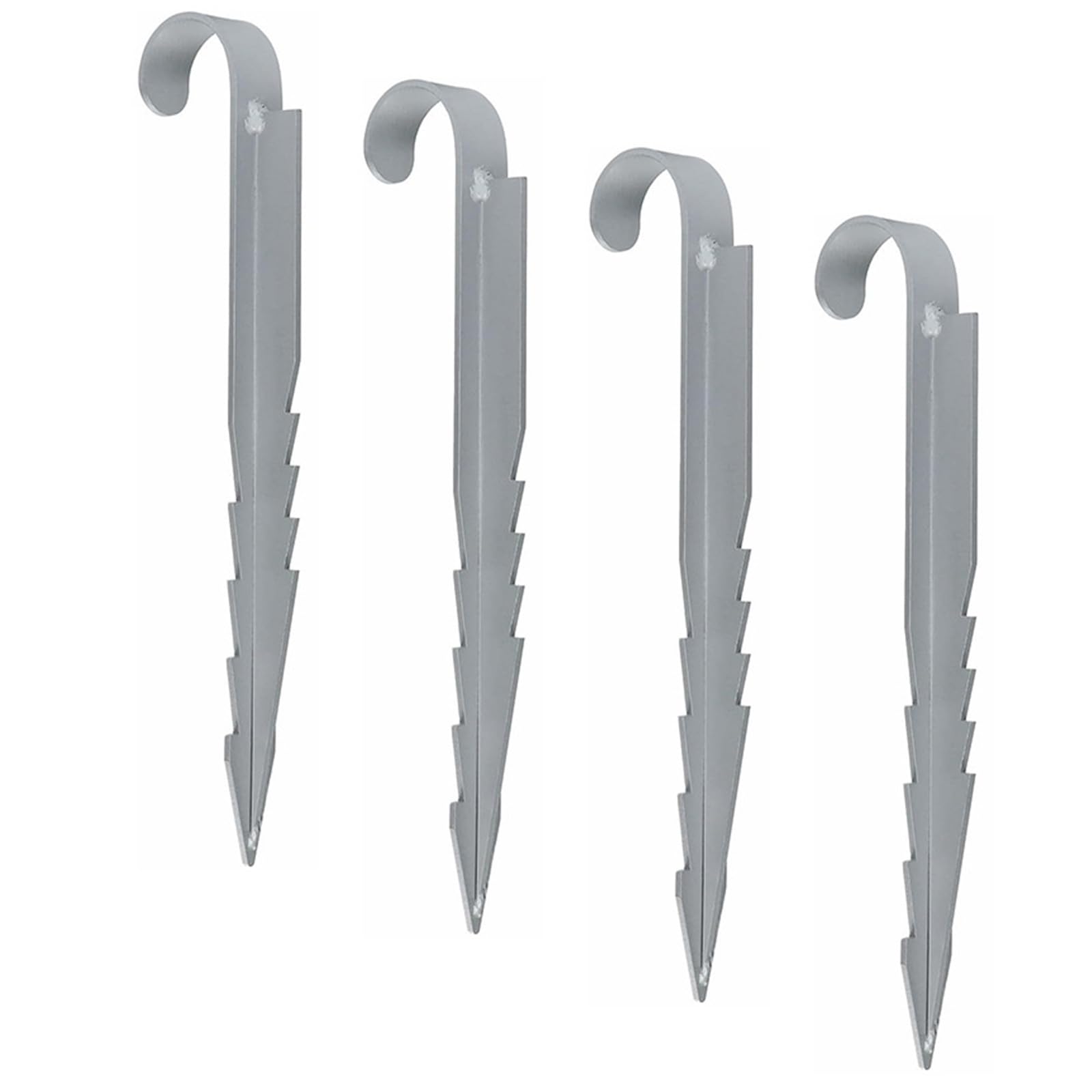 4Pcs Heavy Duty Ground Stakes Universals Ground Hook Garden Landscape Anchoring Stakes Fixing Anchors for Swing Yard