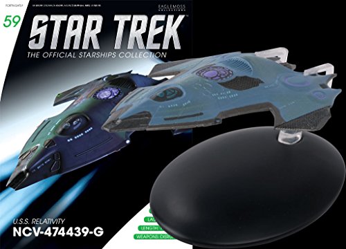 Star Trek Starships Collection 59 réplique haut de gamme du vaisseau U.S.S. RELATIVITY NCV-474439-G