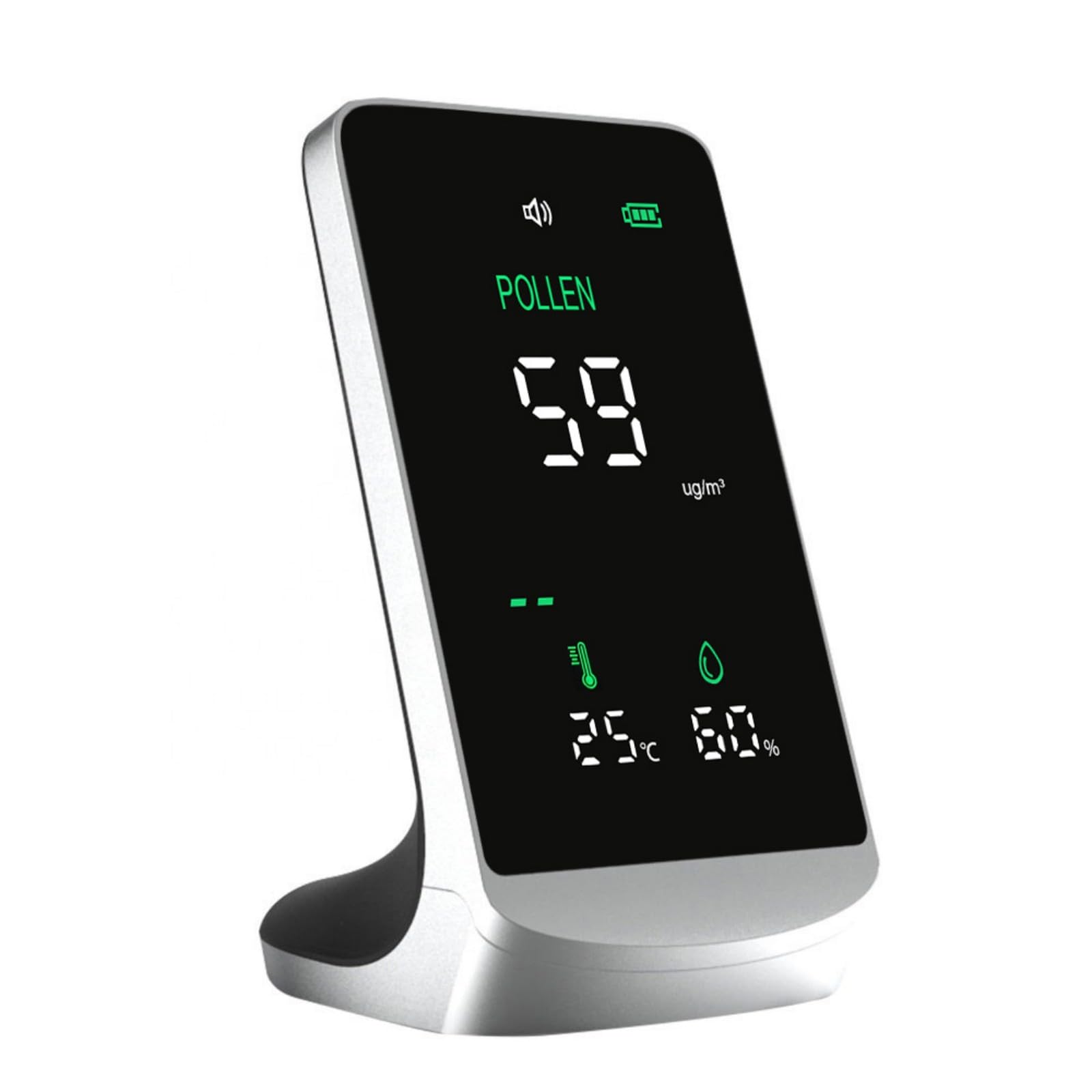 Precisions Pollen Monitor for Air Analysis Featuring Temperature and Humidity Temperature and Humidity Meter